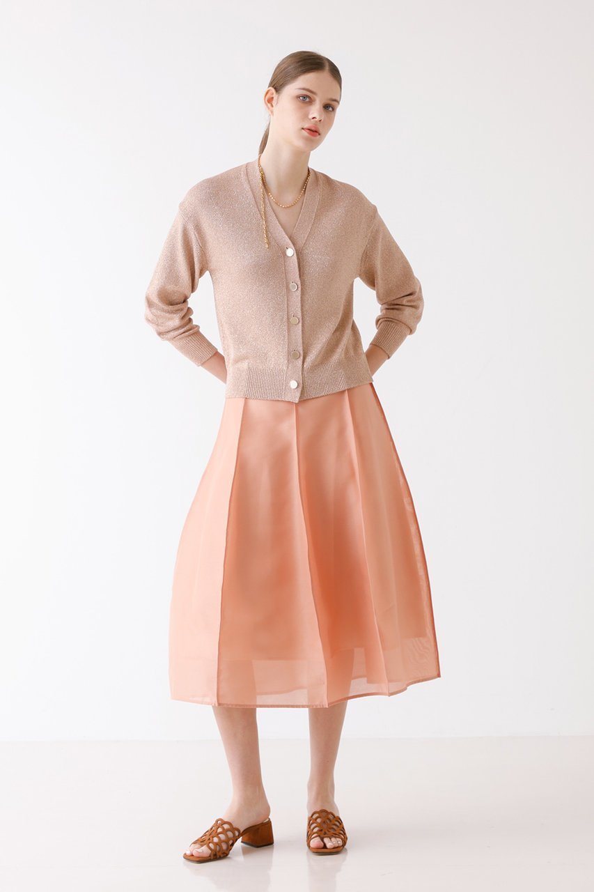 【デザイン ワークス/DESIGN WORKS】のグリッターショートカーディガン 人気、トレンドファッション・服の通販 founy(ファニー) 　ファッション　Fashion　レディースファッション　Fashion for Women　トップス・カットソー　Cut & Sew Tops　ニット　Knit Tops & Sweaters　カーディガン・羽織り　Layered Style Cardigans　カーディガン　Cardigan, Knitwear　コンパクト　Compact, Small Size　ショート　Short, Short Length　エレガント 上品　Elegant　羽織　Haori, Light Jacket　other-6|ID: prp329100004357109 ipo3291000000034957261