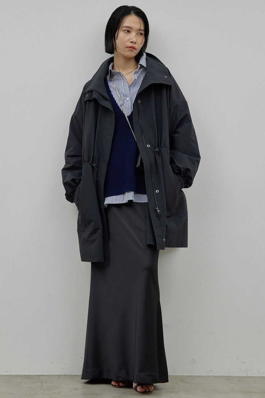 【ガリャルダガランテ/GALLARDAGALANTE】のウォータープルーフスタンドカラーコート 人気、トレンドファッション・服の通販 founy(ファニー) 　ファッション　Fashion　レディースファッション　WOMEN　アウター　Coat Outerwear　コート　Coats　ショート　Short　スタンド　Stand　ドローコード　Draw Cord　フォルム　Form　other-2|ID: prp329100004357113 ipo3291000000031345121