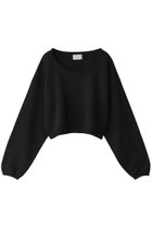 【クラネ/CLANE】のROLL NECK SHORT KNIT TOPS/ニット BLACK|ID:prp329100004357119