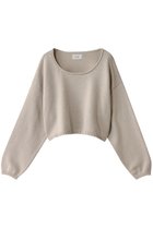 【クラネ/CLANE】のROLL NECK SHORT KNIT TOPS/ニット IVORY|ID: prp329100004357119 ipo3291000000032952381