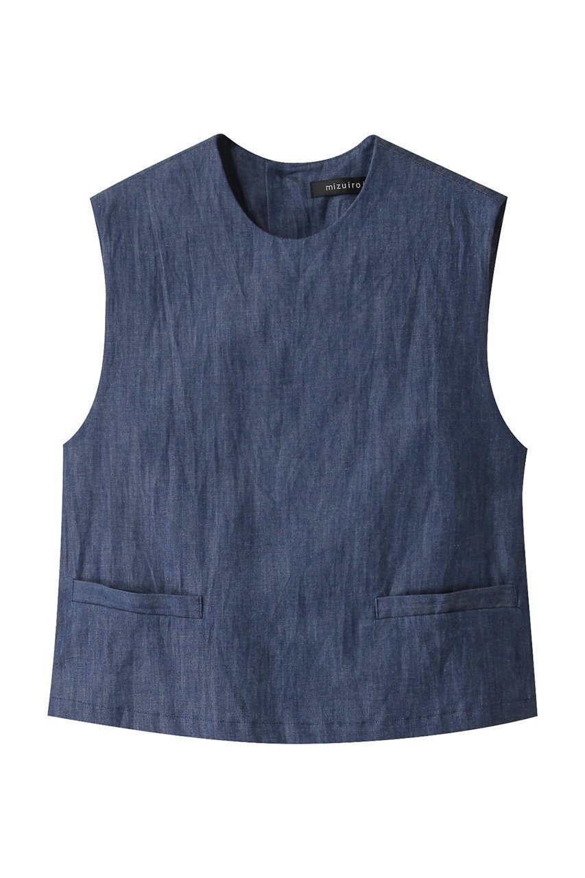 【ミズイロ インド/mizuiro ind】のdenim short vest ベスト 人気、トレンドファッション・服の通販 founy(ファニー) 　ファッション　Fashion　レディースファッション　WOMEN　アウター　Coat Outerwear　ジャケット　Jackets　2025年　2025　2025春夏・S/S　Ss,Spring/Summer,2025　おすすめ　Recommend　ジャケット　Jacket　セットアップ　Set Up　デニム　Denim　ハイネック　High Neck　ベスト　Vest　夏　Summer　春　Spring　S/S・春夏　Ss・Spring/Summer　 other-1|ID: prp329100004357120 ipo3291000000030449482