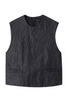 【ミズイロ インド/mizuiro ind】のdenim short vest ベスト 人気、トレンドファッション・服の通販 founy(ファニー) ファッション Fashion レディースファッション Fashion for Women アウター Coat / Outerwear Collection レディースジャケット・軽アウター Jackets おすすめ Recommended / Our Picks ジャケット Jacket, Outerwear セットアップ Set-Up, Coordinated Outfit デニム Denim, Jeans Material ハイネック High Neck, Mock Neck ベスト Vest, Waistcoat 夏 Summer 春 Spring S/S・春夏 SS, Spring/Summer, Warm Season |ID:prp329100004357120