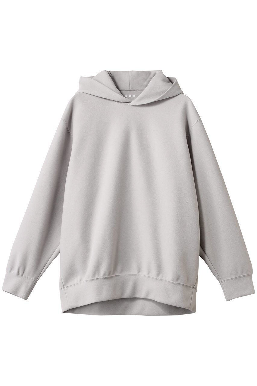 【スリー ドッツ/three dots】のウーリージャージーフーデッドトップ インテリア・キッズ・メンズ・レディースファッション・服の通販 founy(ファニー) 　ファッション　Fashion　レディースファッション　Fashion for Women　トップス・カットソー　Cut & Sew Tops　ニット　Knit Tops & Sweaters　カジュアルプルオーバー・ニットトップス　Pullovers & Knit Tops / Casual Pullovers　ショルダー　Shoulder, Shoulder Strap　シンプル　Simple, Minimal　スタイリッシュ　Stylish, Fashionable　ドロップ　Drop Shoulder, Dropped Style　フィット　Fit, Slim Fit　リラックス　Relax, Relaxed Fit　エレガント 上品　Elegant　ライトグレー|ID: prp329100004357125 ipo3291000000035343257