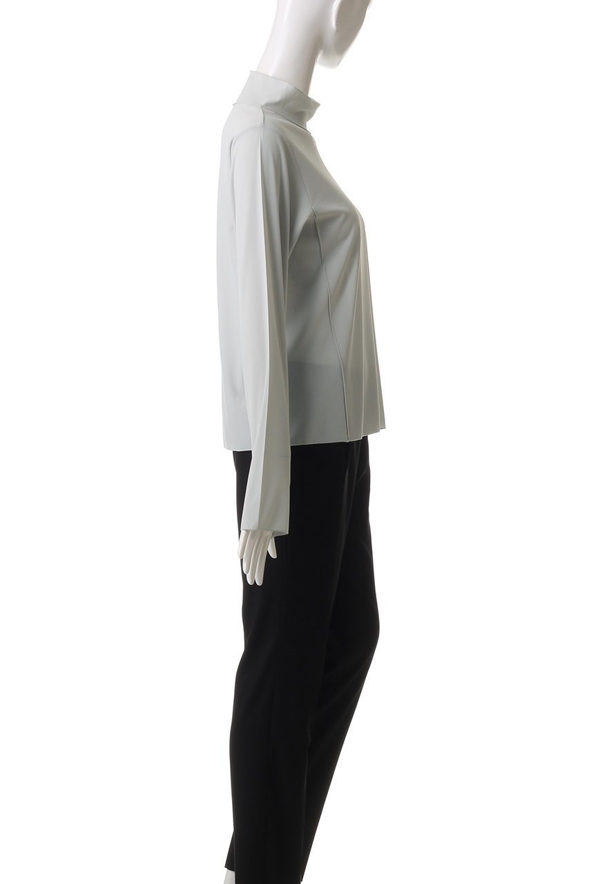 【ミディウミソリッド/MIDIUMISOLID】のsheer TOP.S トップ 人気、トレンドファッション・服の通販 founy(ファニー) 　ファッション　Fashion　レディースファッション　WOMEN　トップス・カットソー　Tops/Tshirt　シャツ/ブラウス　Shirts/Blouses　ロング / Tシャツ　T-Shirts　カットソー　Cut and Sewn　おすすめ　Recommend　なめらか　Smooth　インナー　Inner　シンプル　Simple　ジャケット　Jacket　スタンド　Stand　スリーブ　Sleeve　ロング　Long　other-3|ID: prp329100004357129 ipo3291000000031345351