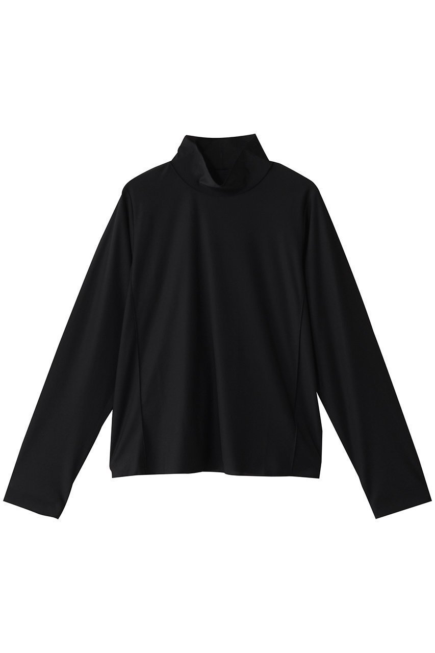 【ミディウミソリッド/MIDIUMISOLID】のsheer TOP.S トップ インテリア・キッズ・メンズ・レディースファッション・服の通販 founy(ファニー) 　ファッション　Fashion　レディースファッション　Fashion for Women　トップス・カットソー　Cut & Sew Tops　シャツ・ブラウス・オフィスカジュアル　Elegant Blouses & Button-Ups　ロングTシャツ・Tシャツ　Longline T-Shirts & Tees　カットソー・ベーシックTシャツ　Cut-and-Sewn Tops / Stretch Tees & Basics　おすすめ　Recommended / Our Picks　なめらか　Smooth, Silky Texture　インナー　Innerwear　シンプル　Simple, Minimal　ジャケット　Jacket, Outerwear　スタンド　Stand Collar, Upright Stand　スリーブ　Sleeve, Long Sleeve / Short Sleeve　ロング　Long, Long-Length　black|ID: prp329100004357129 ipo3291000000032882879