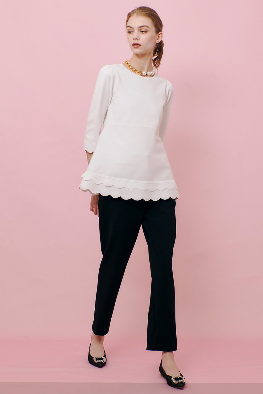 【アルアバイル/allureville】の【LOULOU WILLOUGHBY】ダブルクロスバックスリットパンツ 人気、トレンドファッション・服の通販 founy(ファニー) 　ファッション　Fashion　レディースファッション　WOMEN　パンツ　Pants　バッグ　Bag　ストレッチ　Stretch　スリット　Slit　エレガント 上品　Elegant　定番　Standard　other-4|ID: prp329100004357143 ipo3291000000031345526