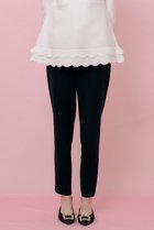 【アルアバイル/allureville】の【LOULOU WILLOUGHBY】ダブルクロスバックスリットパンツ ブラック|ID: prp329100004357143 ipo3291000000032705675