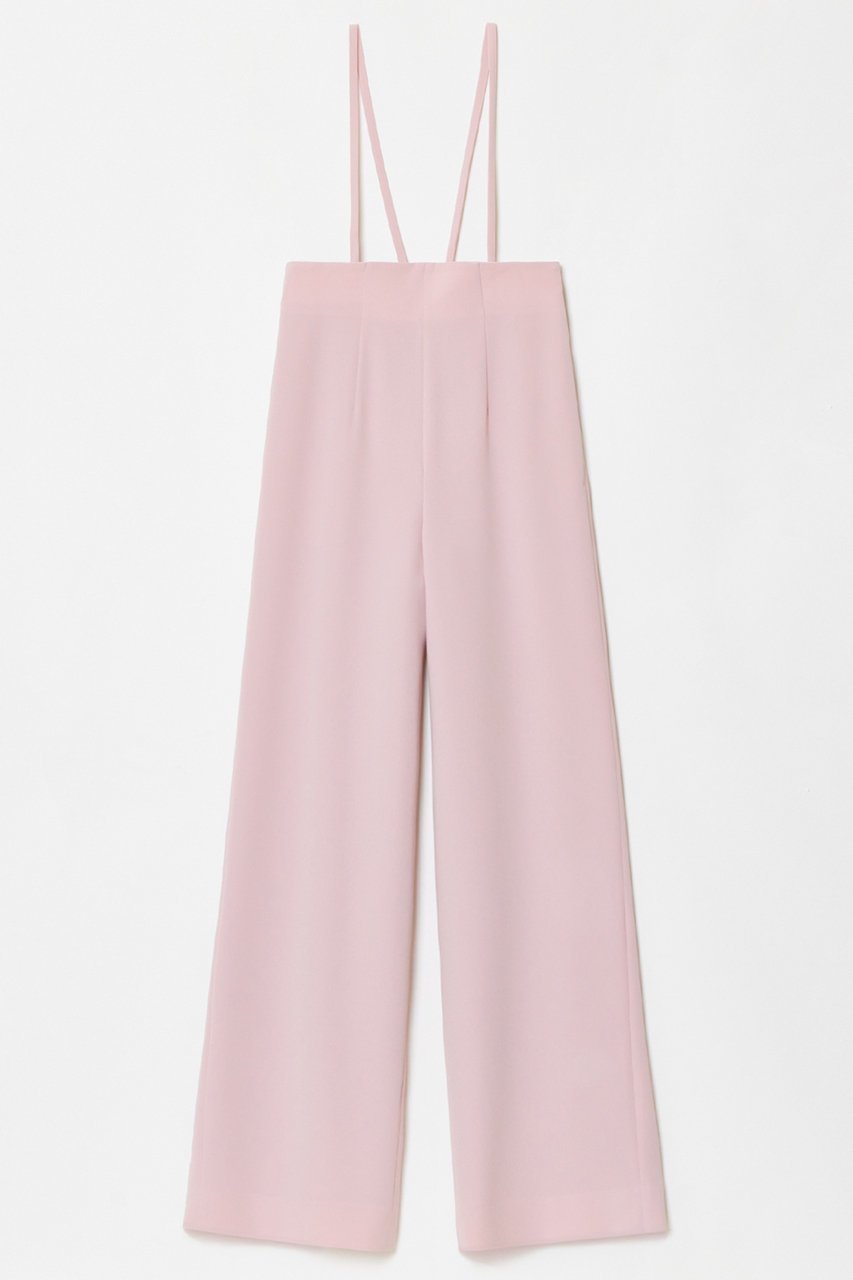 【アルアバイル/allureville】の【LOULOU WILLOUGHBY】ダブルクロスハイウエストサスペンダーパンツ インテリア・キッズ・メンズ・レディースファッション・服の通販 founy(ファニー) 　ファッション　Fashion　レディースファッション　Fashion for Women　パンツ　Pants & Trousers　おすすめ　Recommended / Our Picks　サスペンダー　Suspenders, Braces　シンプル　Simple, Minimal　ジャケット　Jacket, Outerwear　セットアップ　Set-Up, Coordinated Outfit　ダブル　Double, Double-Breasted　ピンク|ID: prp329100004357144 ipo3291000000035724680