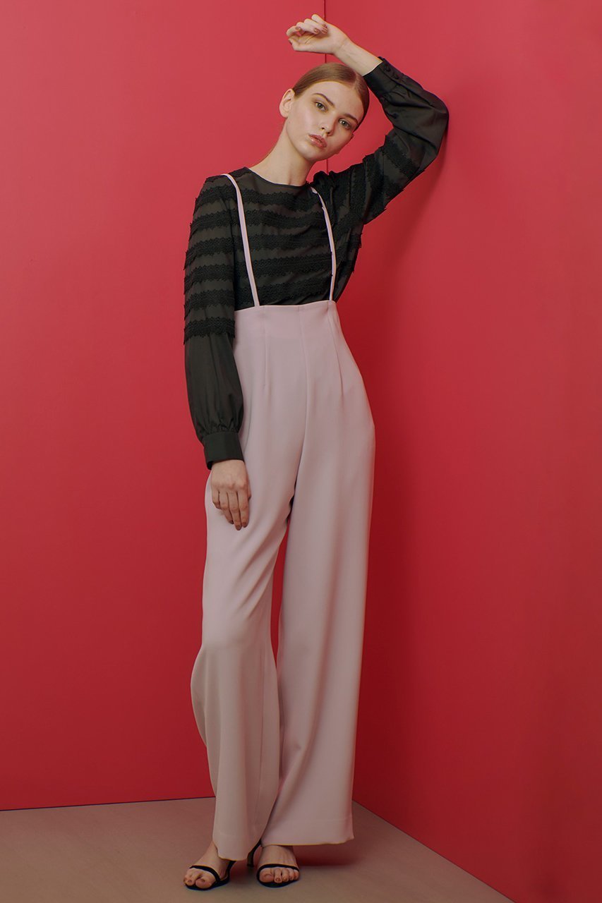 【アルアバイル/allureville】の【LOULOU WILLOUGHBY】ダブルクロスハイウエストサスペンダーパンツ 人気、トレンドファッション・服の通販 founy(ファニー) 　ファッション　Fashion　レディースファッション　Fashion for Women　パンツ　Pants & Trousers　おすすめ　Recommended / Our Picks　サスペンダー　Suspenders, Braces　シンプル　Simple, Minimal　ジャケット　Jacket, Outerwear　セットアップ　Set-Up, Coordinated Outfit　ダブル　Double, Double-Breasted　other-8|ID: prp329100004357144 ipo3291000000035724694