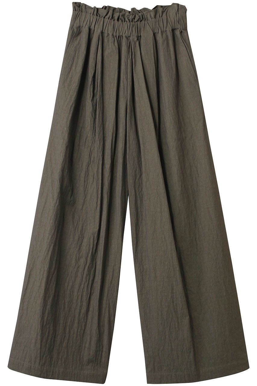 【スリー ドッツ/three dots】のサン ドライドクロス パンツ インテリア・キッズ・メンズ・レディースファッション・服の通販 founy(ファニー) 　ファッション　Fashion　レディースファッション　Fashion for Women　パンツ　Pants & Trousers　ギャザー　Gathered, Ruffled　シンプル　Simple, Minimal　リゾート　Resort, Vacation Style　リラックス　Relax, Relaxed Fit　軽量　Lightweight, Ultra Light　クレイカーキ|ID: prp329100004357146 ipo3291000000035700548