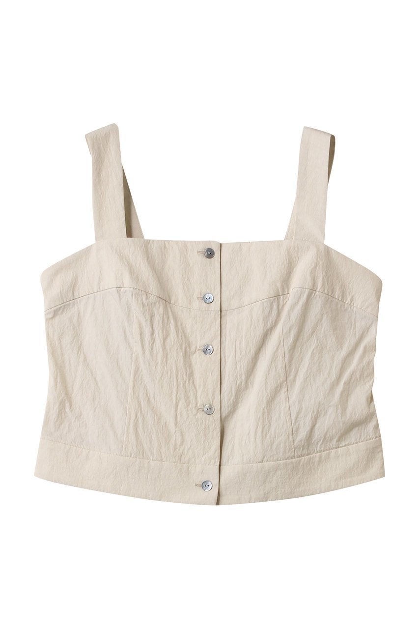 【スリー ドッツ/three dots】のサン ドライドクロス トップス インテリア・キッズ・メンズ・レディースファッション・服の通販 founy(ファニー) 　ファッション　Fashion　レディースファッション　Fashion for Women　トップス・カットソー　Cut & Sew Tops　キャミソール&ノースリーブ　Camisoles & Sleeveless Tops　シャツ・ブラウス・オフィスカジュアル　Elegant Blouses & Button-Ups　シンプル　Simple, Minimal　ノースリーブ　Sleeveless, No-Sleeve　フロント　Front, Front Design　ベージュ|ID: prp329100004357147 ipo3291000000032788501