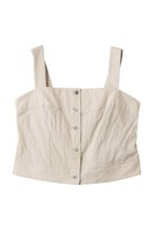 【スリー ドッツ/three dots】のサン ドライドクロス トップス ベージュ|ID: prp329100004357147 ipo3291000000036394551