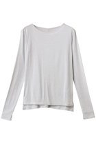 【スリー ドッツ/three dots】のスパークル ナローTシャツ ライトグレー|ID: prp329100004357148 ipo3291000000032859086
