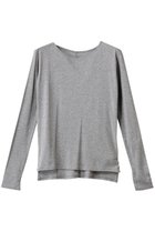 【スリー ドッツ/three dots】のスパークル ナローTシャツ メランジグレー|ID: prp329100004357148 ipo3291000000032859091
