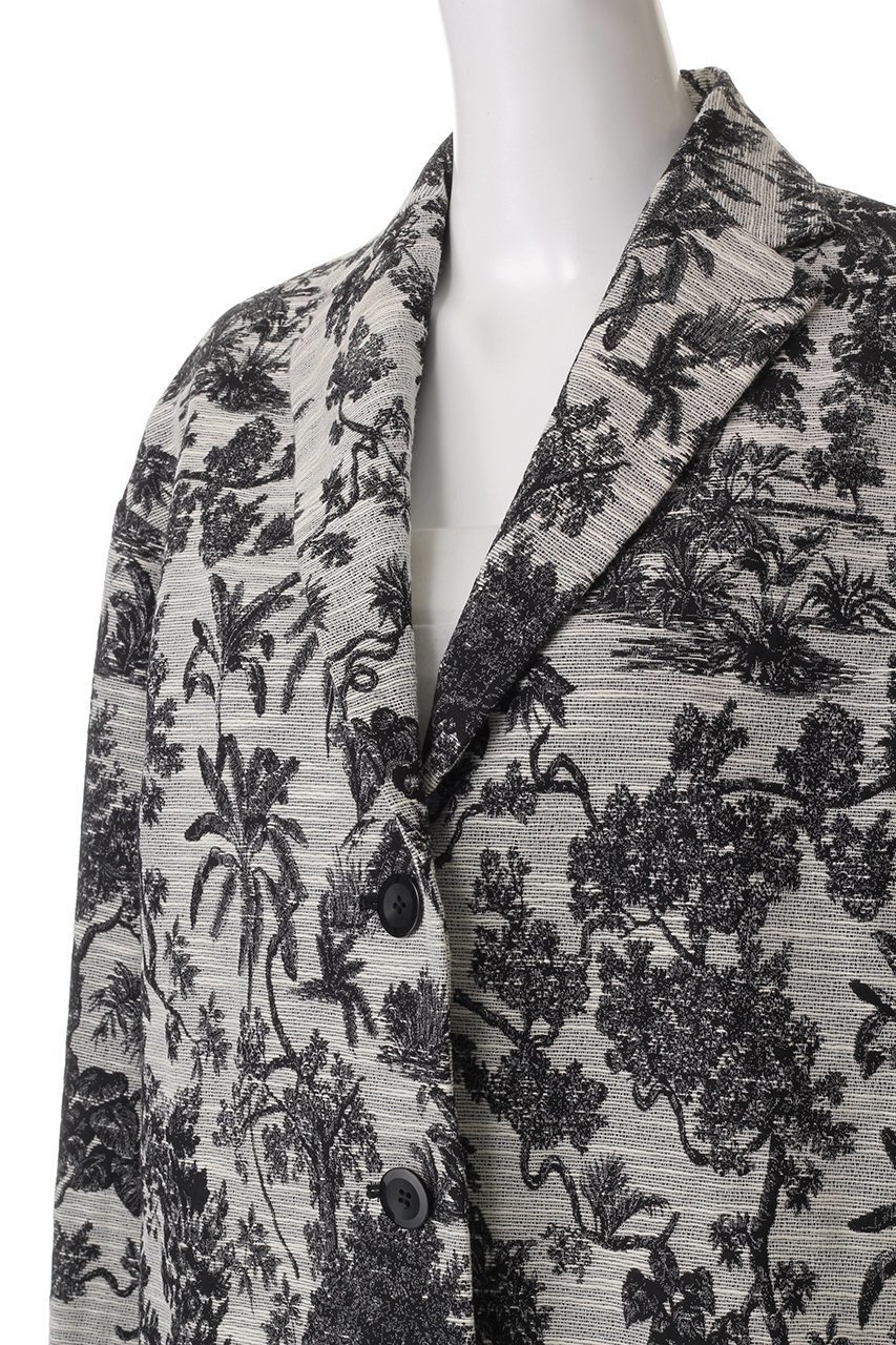 【ジェイドット/j.】のイタリアンジャカードコクーンコート 人気、トレンドファッション・服の通販 founy(ファニー) 　ファッション　Fashion　レディースファッション　Fashion for Women　アウター　Coat / Outerwear Collection　コート・ロングコート・ピーコート　Long Coats, Peacoats & More　おすすめ　Recommended / Our Picks　イタリア　Italy　インナー　Innerwear　シンプル　Simple, Minimal　ジャカード／ジャガード　Jacquard, Woven Pattern　セットアップ　Set-Up, Coordinated Outfit　ボタニカル　Botanical, Floral Pattern　ロング　Long, Long-Length　other-5|ID: prp329100004357153 ipo3291000000035824605