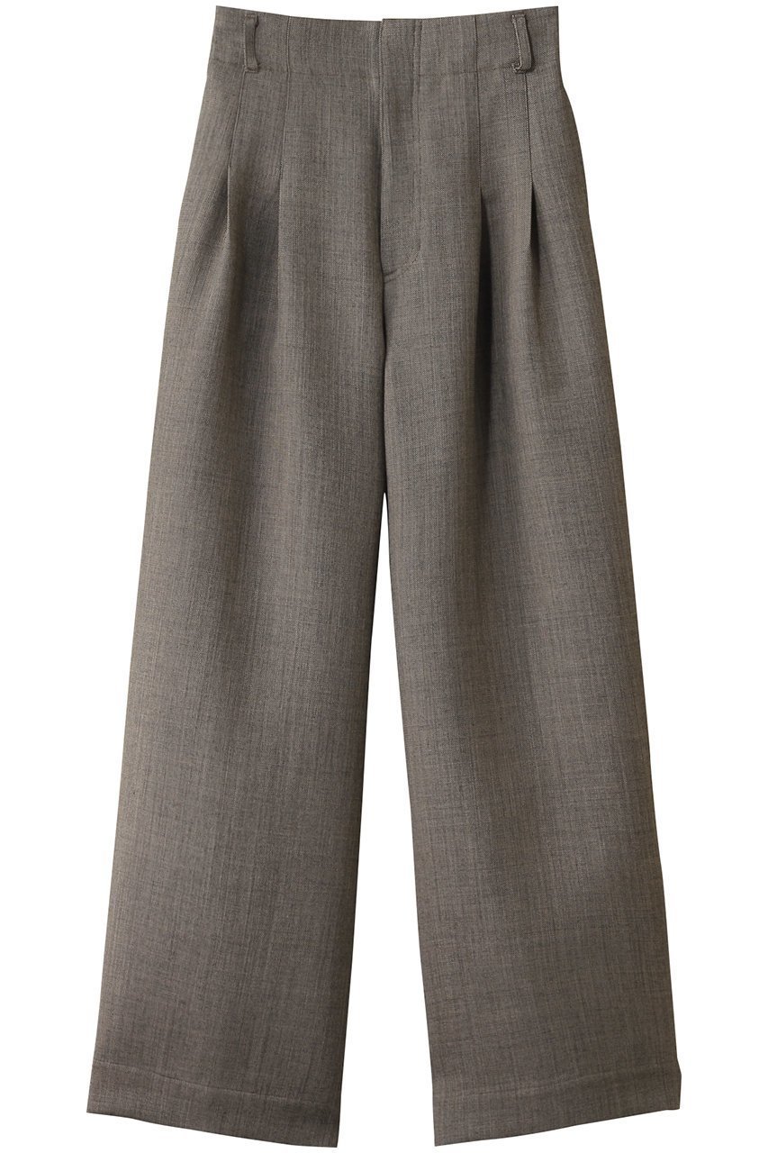 【ジェイドット/j.】の尾州リバーツータックパンツ インテリア・キッズ・メンズ・レディースファッション・服の通販 founy(ファニー) 　ファッション　Fashion　レディースファッション　Fashion for Women　パンツ　Pants & Trousers　おすすめ　Recommended / Our Picks　ジャケット　Jacket, Outerwear　セットアップ　Set-Up, Coordinated Outfit　フロント　Front, Front Design　エレガント 上品　Elegant　グレー|ID: prp329100004357155 ipo3291000000036741911