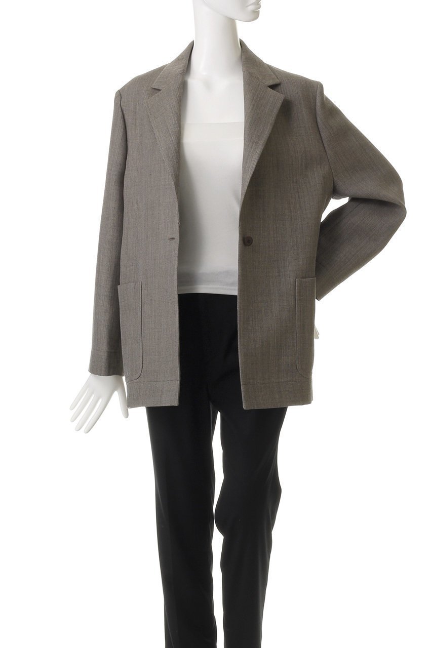 【ジェイドット/j.】の尾州リバーボクシージャケット 人気、トレンドファッション・服の通販 founy(ファニー) 　ファッション　Fashion　レディースファッション　Fashion for Women　アウター　Coat / Outerwear Collection　レディースジャケット・軽アウター　Jackets　おすすめ　Recommended / Our Picks　インナー　Innerwear　クラシック　Classic, Timeless Style　ジャケット　Jacket, Outerwear　セットアップ　Set-Up, Coordinated Outfit　フロント　Front, Front Design　ボックス　Boxy, Box Shape　ポケット　Pocket, Pocket Detail　モダン　Modern, Contemporary　other-7|ID: prp329100004357156 ipo3291000000035720567