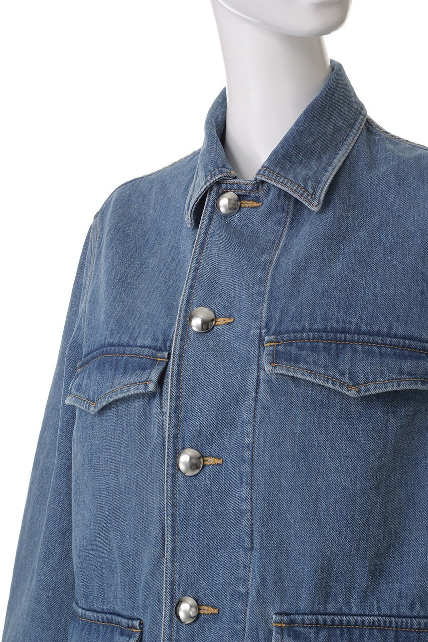 【バウト/BOWTE】のSEA ISLAND COTTON セルビッジデニム 4ポケットジャケット 人気、トレンドファッション・服の通販 founy(ファニー) 　ファッション　Fashion　レディースファッション　Fashion for Women　アウター　Coat / Outerwear Collection　レディースジャケット・軽アウター　Jackets　ジャケット　Jacket, Outerwear　デニム　Denim, Jeans Material　ポケット　Pocket, Pocket Detail　ワイド　Wide, Wide Fit　other-5|ID: prp329100004357157 ipo3291000000032963614