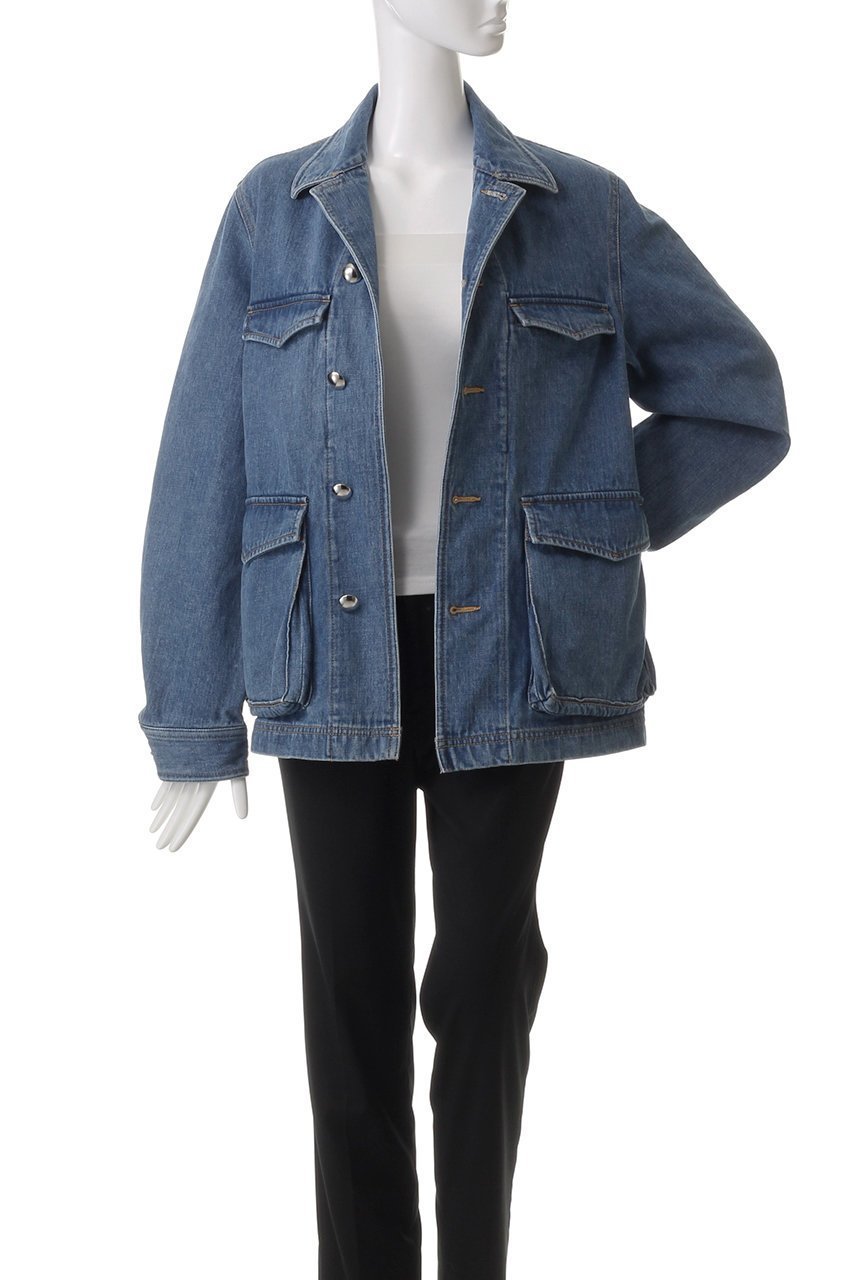【バウト/BOWTE】のSEA ISLAND COTTON セルビッジデニム 4ポケットジャケット 人気、トレンドファッション・服の通販 founy(ファニー) 　ファッション　Fashion　レディースファッション　Fashion for Women　アウター　Coat / Outerwear Collection　レディースジャケット・軽アウター　Jackets　ジャケット　Jacket, Outerwear　デニム　Denim, Jeans Material　ポケット　Pocket, Pocket Detail　ワイド　Wide, Wide Fit　other-7|ID: prp329100004357157 ipo3291000000032963622