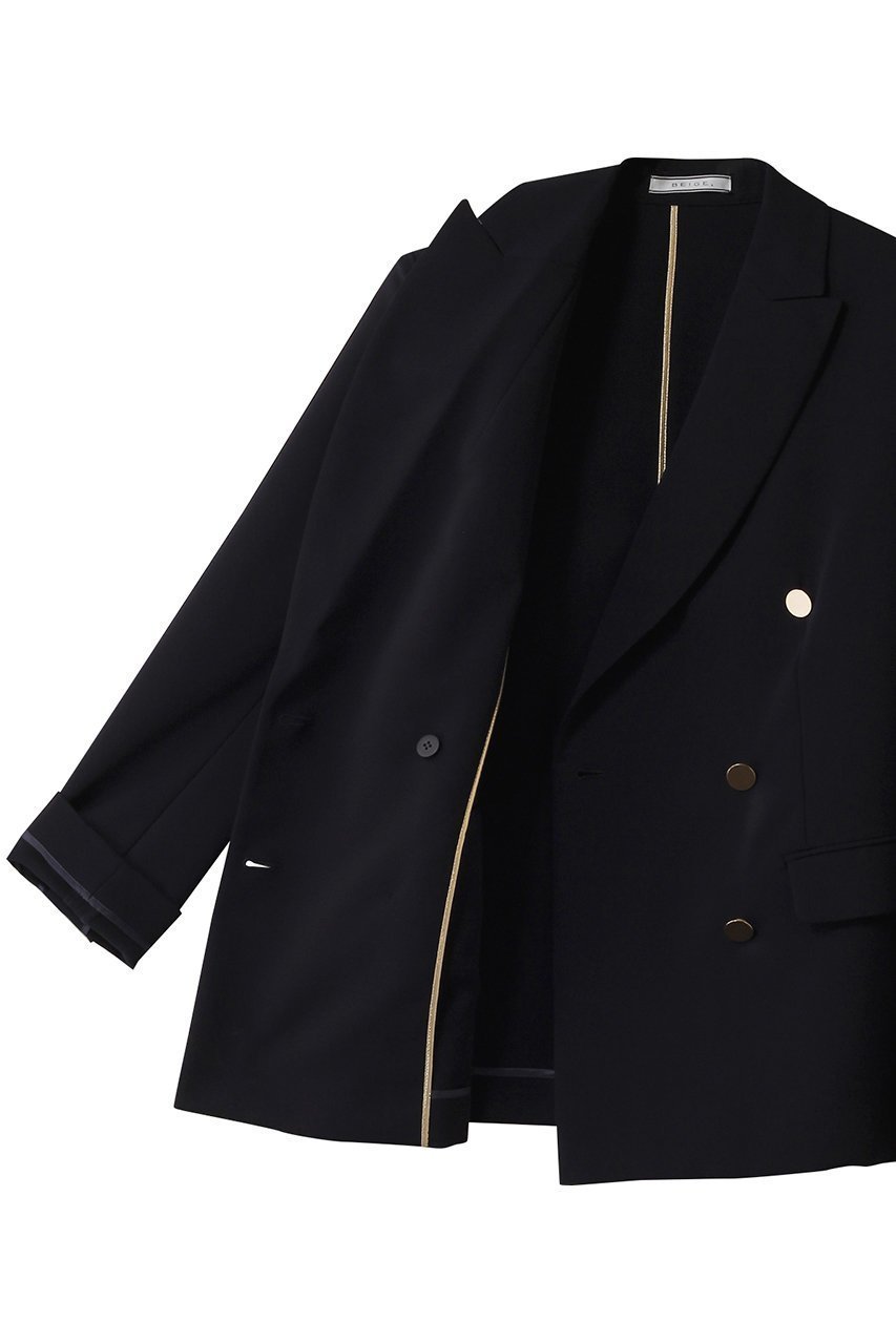 【ベイジ,/BEIGE,】のJASMINE(ジャスミン)/ゴールドボタンダブルジャケット 人気、トレンドファッション・服の通販 founy(ファニー) 　ファッション　Fashion　レディースファッション　Fashion for Women　アウター　Coat / Outerwear Collection　レディースジャケット・軽アウター　Jackets　エレガント 上品　Elegant　ジャケット　Jacket, Outerwear　スニーカー　Sneakers, Trainers　ダウン　Down, Puffer　ダブル　Double, Double-Breasted　デニム　Denim, Jeans Material　フォーマル　Formal, Dressy　other-6|ID: prp329100004357165 ipo3291000000032914039