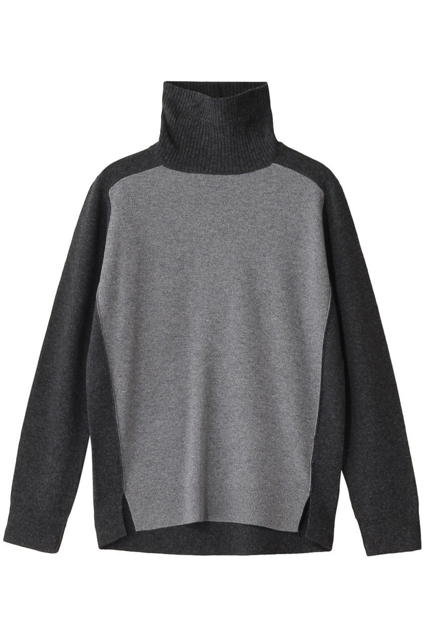 【ベイジ,/BEIGE,】のROGAN(ローガン)/ニット インテリア・キッズ・メンズ・レディースファッション・服の通販 founy(ファニー) 　ファッション　Fashion　レディースファッション　Fashion for Women　トップス・カットソー　Cut & Sew Tops　ニット　Knit Tops & Sweaters　カジュアルプルオーバー・ニットトップス　Pullovers & Knit Tops / Casual Pullovers　タイトスカート　Pencil Skirt, Tight Skirt　タートル　Turtleneck, Turtle Collar　デニム　Denim, Jeans Material　ベーシック　Basic, Essential　エレガント 上品　Elegant　M Gray x C Gray|ID: prp329100004357167 ipo3291000000032953929