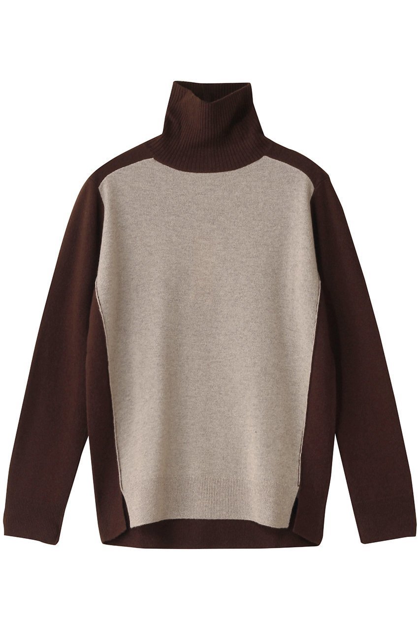 【ベイジ,/BEIGE,】のROGAN(ローガン)/ニット インテリア・キッズ・メンズ・レディースファッション・服の通販 founy(ファニー) 　ファッション　Fashion　レディースファッション　Fashion for Women　トップス・カットソー　Cut & Sew Tops　ニット　Knit Tops & Sweaters　カジュアルプルオーバー・ニットトップス　Pullovers & Knit Tops / Casual Pullovers　タイトスカート　Pencil Skirt, Tight Skirt　タートル　Turtleneck, Turtle Collar　デニム　Denim, Jeans Material　ベーシック　Basic, Essential　エレガント 上品　Elegant　Taupe x Brown|ID: prp329100004357167 ipo3291000000032953933