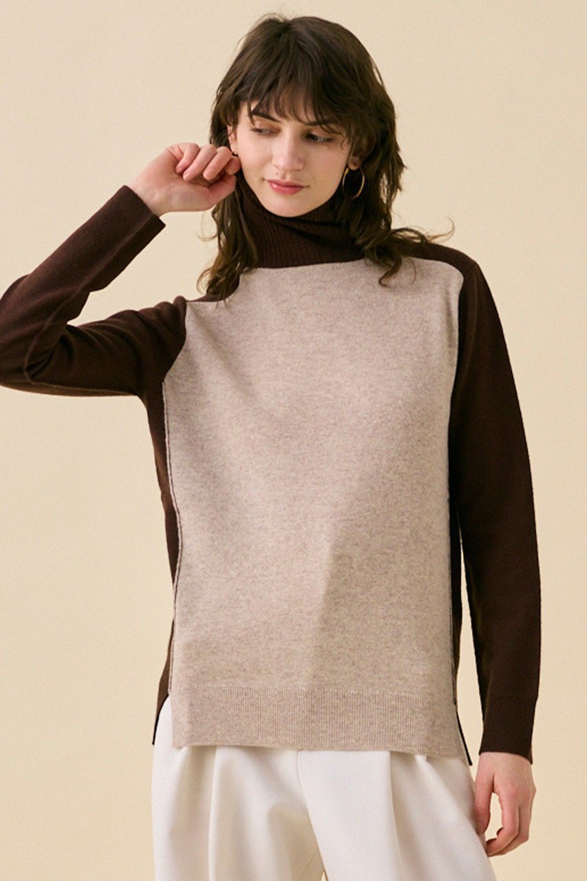 【ベイジ,/BEIGE,】のROGAN(ローガン)/ニット 人気、トレンドファッション・服の通販 founy(ファニー) 　ファッション　Fashion　レディースファッション　Fashion for Women　トップス・カットソー　Cut & Sew Tops　ニット　Knit Tops & Sweaters　カジュアルプルオーバー・ニットトップス　Pullovers & Knit Tops / Casual Pullovers　タイトスカート　Pencil Skirt, Tight Skirt　タートル　Turtleneck, Turtle Collar　デニム　Denim, Jeans Material　ベーシック　Basic, Essential　エレガント 上品　Elegant　other-6|ID: prp329100004357167 ipo3291000000035066142