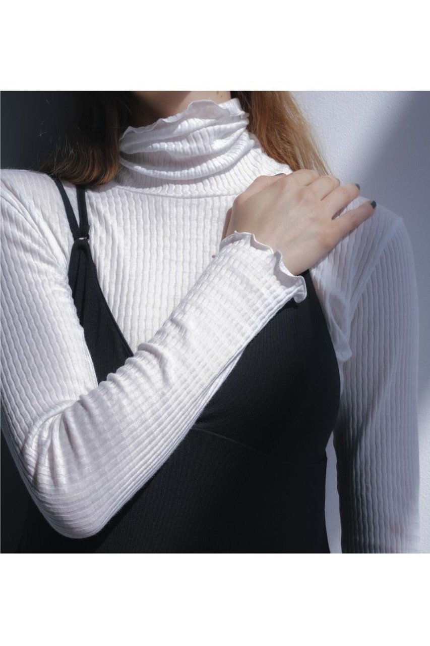 【サク レ/Sacre】のブラン タートルネック長袖シャツ 人気、トレンドファッション・服の通販 founy(ファニー) 　ファッション　Fashion　レディースファッション　Fashion for Women　トップス・カットソー　Cut & Sew Tops　シャツ・ブラウス・オフィスカジュアル　Elegant Blouses & Button-Ups　タートルネック・ハイネックトップス　Turtlenecks & High-Neck Tops　タートル　Turtleneck, Turtle Collar　タートルネック　Turtleneck, High Neck　パジャマ　Pajamas, Sleepwear　ルーズ　Loose, Oversized　エレガント 上品　Elegant　長袖　Long Sleeve, Full Sleeve　other-2|ID: prp329100004357170 ipo3291000000032831678