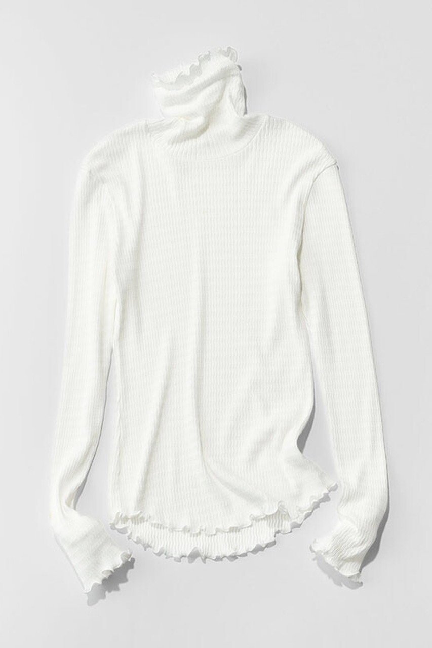 【サク レ/Sacre / GOODS】のブラン タートルネック長袖シャツ インテリア・キッズ・メンズ・レディースファッション・服の通販 founy(ファニー) タートル Turtleneck, Turtle Collar タートルネック Turtleneck, High Neck パジャマ Pajamas, Sleepwear ルーズ Loose, Oversized エレガント 上品 Elegant 長袖 Long Sleeve, Full Sleeve ブラン|ID: prp329100004357170 ipo3291000000034462947