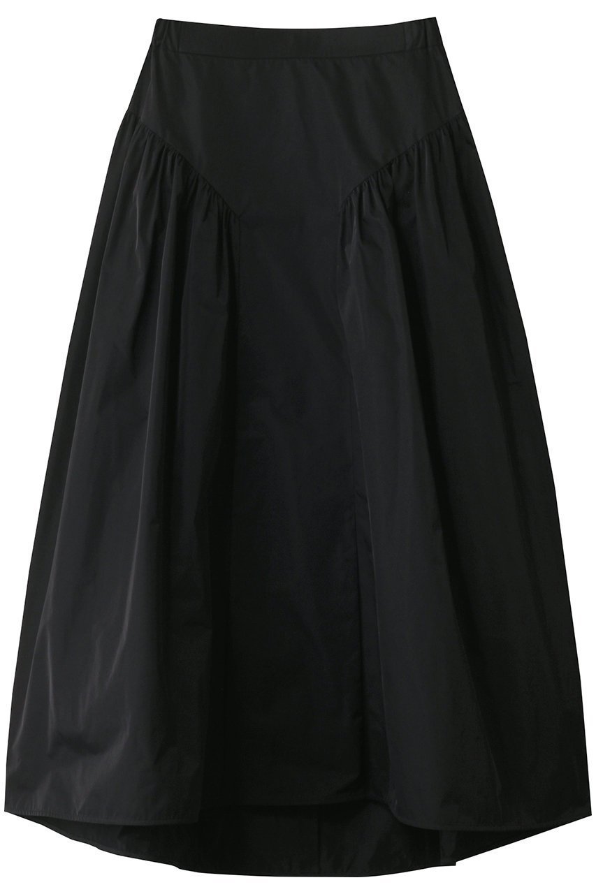 【エムダブリュー/MW】のタフタサイドギャザースカート インテリア・キッズ・メンズ・レディースファッション・服の通販 founy(ファニー) 　ファッション　Fashion　レディースファッション　Fashion for Women　スカート　Skirts　ギャザー　Gathered, Ruffled　タフタ　Taffeta, Structured Fabric　ブラック|ID: prp329100004358307 ipo3291000000035344941