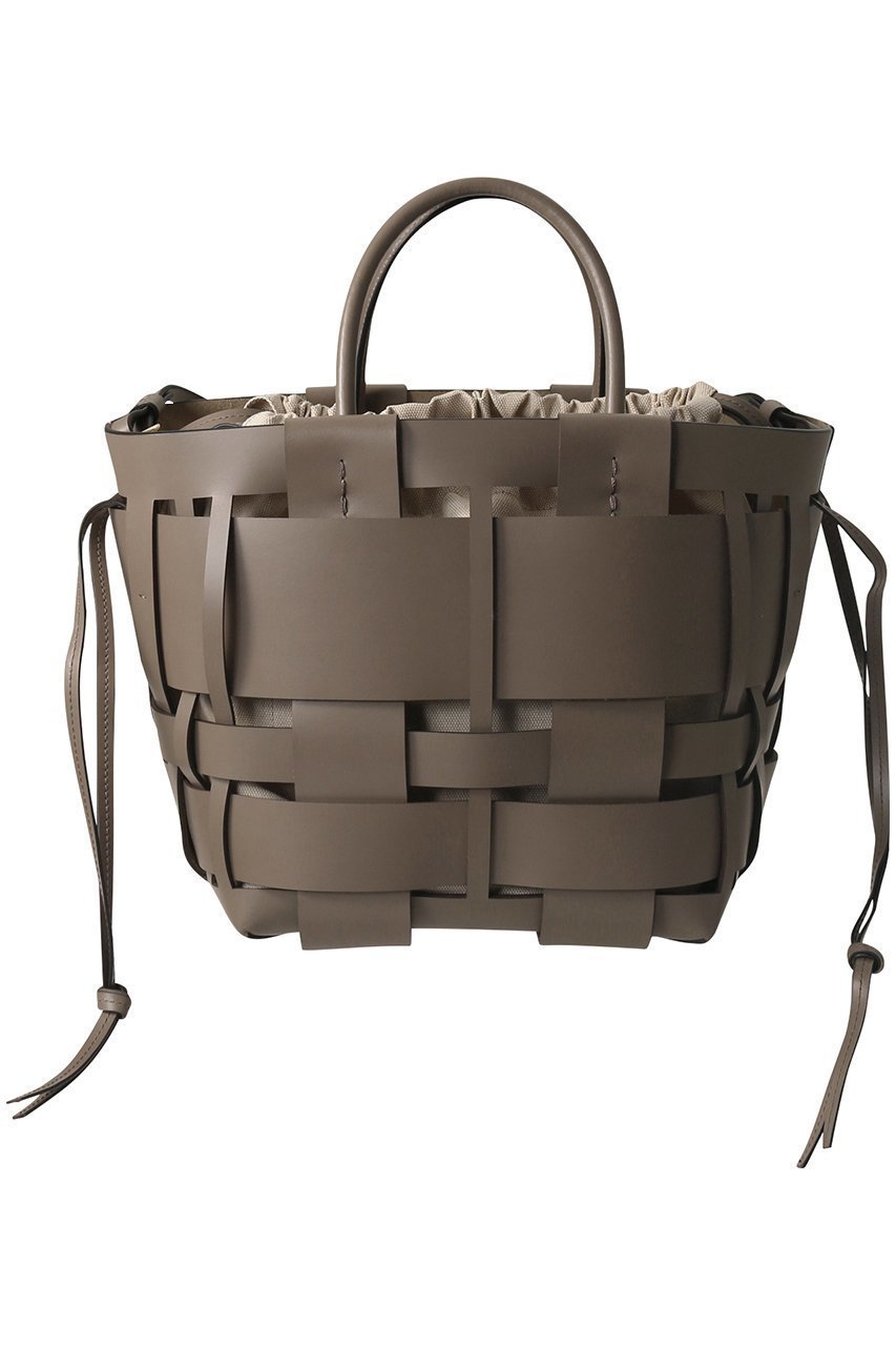 【ザンチェッティ/ZANCHETTI】のWOVEN MIDI SHOPPER 2WAYバッグ 人気、トレンドファッション・服の通販 founy(ファニー) 　ファッション　Fashion　レディースファッション　Fashion for Women　バッグ　Bags　ショルダー　Shoulder, Shoulder Strap　メッシュ　Mesh, Net Fabric　ランダム　Random, Irregular　エレガント 上品　Elegant　巾着　Drawstring Bag, Kinchaku　other-3|ID: prp329100004358308 ipo3291000000032783199