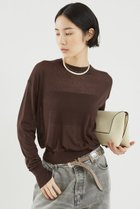 【ザ ストア バイ シー/THE STORE by C】のシルクニットプルオーバー チョコ|ID: prp329100004358309 ipo3291000000032932771