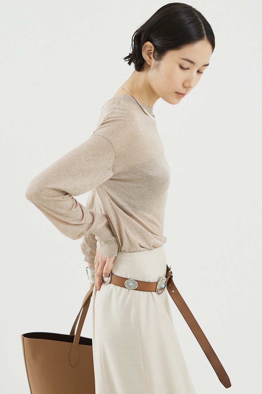 【ザ ストア バイ シー/THE STORE by C】のシルクニットプルオーバー 人気、トレンドファッション・服の通販 founy(ファニー) 　ファッション　Fashion　レディースファッション　Fashion for Women　トップス・カットソー　Cut & Sew Tops　ニット　Knit Tops & Sweaters　カジュアルプルオーバー・ニットトップス　Pullovers & Knit Tops / Casual Pullovers　エレガント 上品　Elegant　シルク　Silk, 100% Silk　シンプル　Simple, Minimal　スリット　Slit, Slit Detail　other-3|ID: prp329100004358309 ipo3291000000032932798