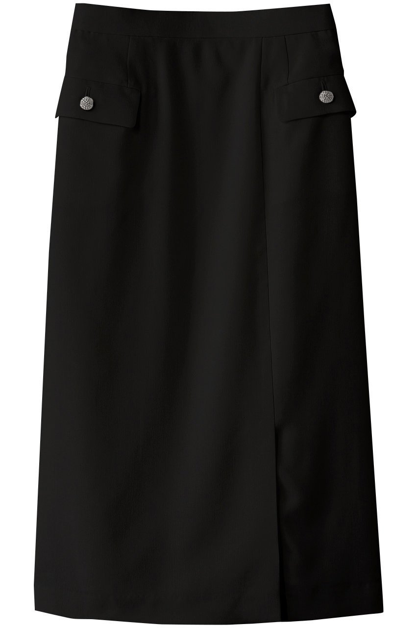 【エムダブリュー/MW】のトリアセテート(L) スカート インテリア・キッズ・メンズ・レディースファッション・服の通販 founy(ファニー) 　ファッション　Fashion　レディースファッション　Fashion for Women　スカート　Skirts　オケージョン　Occasion Wear　ジャケット　Jacket, Outerwear　ストレート　Straight, Straight Cut　ドレープ　Drape, Draping Fabric　ポケット　Pocket, Pocket Detail　リネン　Linen, Linen Fabric　ブラック|ID: prp329100004358315 ipo3291000000032824639