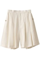 【エムダブリュー/MW】のトリアセテート(L) タックショートパンツ ホワイト|ID: prp329100004358316 ipo3291000000032901499