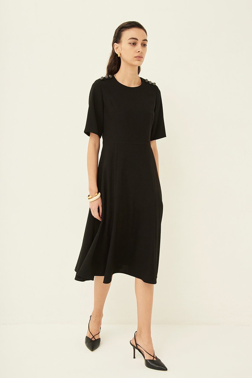 【エムダブリュー/MW】のトリアセテート(L) フレアドレス 人気、トレンドファッション・服の通販 founy(ファニー) 　ファッション　Fashion　レディースファッション　WOMEN　ワンピース　Dress　ドレス　Party Dresses　チュニック　Tunic　チュニック　Tunic　ドレス　Dress　ドレープ　Drape　フレア　Flare　リネン　Linen　エレガント 上品　Elegant　other-7|ID: prp329100004358317 ipo3291000000031342913