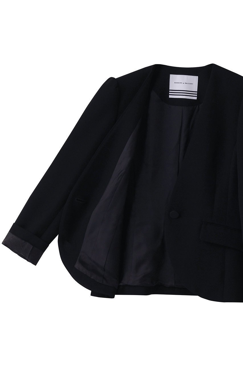 【ボーダーズ アット バルコニー/BORDERS at BALCONY】のツイルジャケット 人気、トレンドファッション・服の通販 founy(ファニー) 　ファッション　Fashion　レディースファッション　Fashion for Women　アウター　Coat / Outerwear Collection　レディースジャケット・軽アウター　Jackets　シンプル　Simple, Minimal　ジャケット　Jacket, Outerwear　ツイル　Twist, Twisted Detail　パーティ　Party, Party Style　ビジネス 仕事 通勤　Business / Work / Commuting　エレガント 上品　Elegant　other-6|ID: prp329100004358328 ipo3291000000032915573