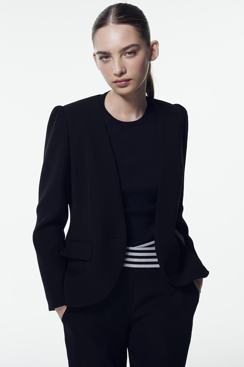 【ボーダーズ アット バルコニー/BORDERS at BALCONY】のツイルジャケット 人気、トレンドファッション・服の通販 founy(ファニー) 　ファッション　Fashion　レディースファッション　Fashion for Women　アウター　Coat / Outerwear Collection　レディースジャケット・軽アウター　Jackets　シンプル　Simple, Minimal　ジャケット　Jacket, Outerwear　ツイル　Twist, Twisted Detail　パーティ　Party, Party Style　ビジネス 仕事 通勤　Business / Work / Commuting　エレガント 上品　Elegant　other-8|ID: prp329100004358328 ipo3291000000035303217