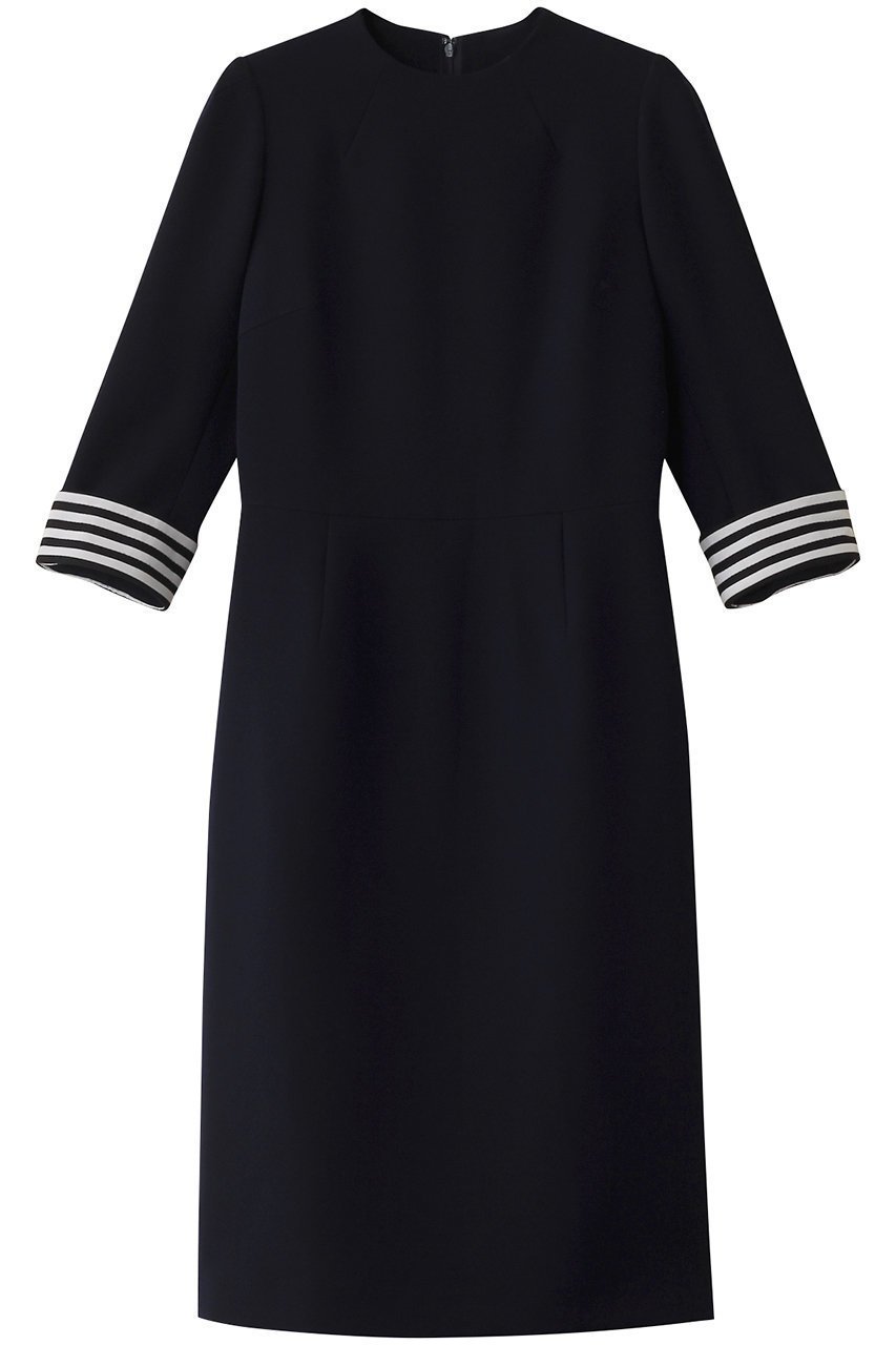 【ボーダーズ アット バルコニー/BORDERS at BALCONY】の2wayボーダーカフドレス インテリア・キッズ・メンズ・レディースファッション・服の通販 founy(ファニー) 　ファッション　Fashion　レディースファッション　Fashion for Women　ワンピース　Dresses　フォーマル・パーティードレス・結婚式用ドレス　Elegant & Casual Dresses　チュニック　Tunic Tops & Dresses　カフス　Cuff Design　ジュエリー　Jewelry, Accessories　チュニック　Tunic, Long Top　ドレス　Dress, One-Piece　フィット　Fit, Slim Fit　ボーダー　Border, Stripe　エレガント 上品　Elegant　ビジネス 仕事 通勤　Business / Work / Commuting　ネイビー|ID: prp329100004358329 ipo3291000000032880837