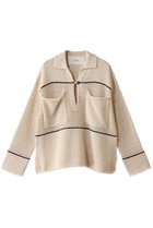 【アダワス/ADAWAS】のペーパーヤーン ポロシャツ ナチュラル|ID: prp329100004358331 ipo3291000000032870991