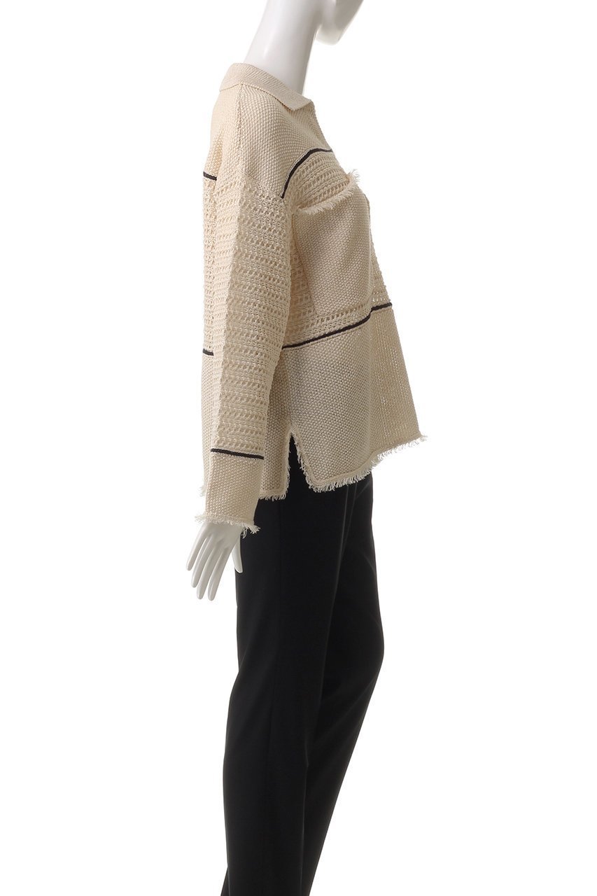 【アダワス/ADAWAS】のペーパーヤーン ポロシャツ 人気、トレンドファッション・服の通販 founy(ファニー) 　ファッション　Fashion　レディースファッション　Fashion for Women　トップス・カットソー　Cut & Sew Tops　シャツ・ブラウス・オフィスカジュアル　Elegant Blouses & Button-Ups　ポロシャツ・きれいめカジュアル　Smart-Casual Polo Tops　フリンジ　Fringe, Tassel　ポケット　Pocket, Pocket Detail　ポロシャツ　Polo Shirt, Collared Tee　マキシ　Maxi, Full Length　夏　Summer　春　Spring　S/S・春夏　SS, Spring/Summer, Warm Season　other-3|ID: prp329100004358331 ipo3291000000033654851
