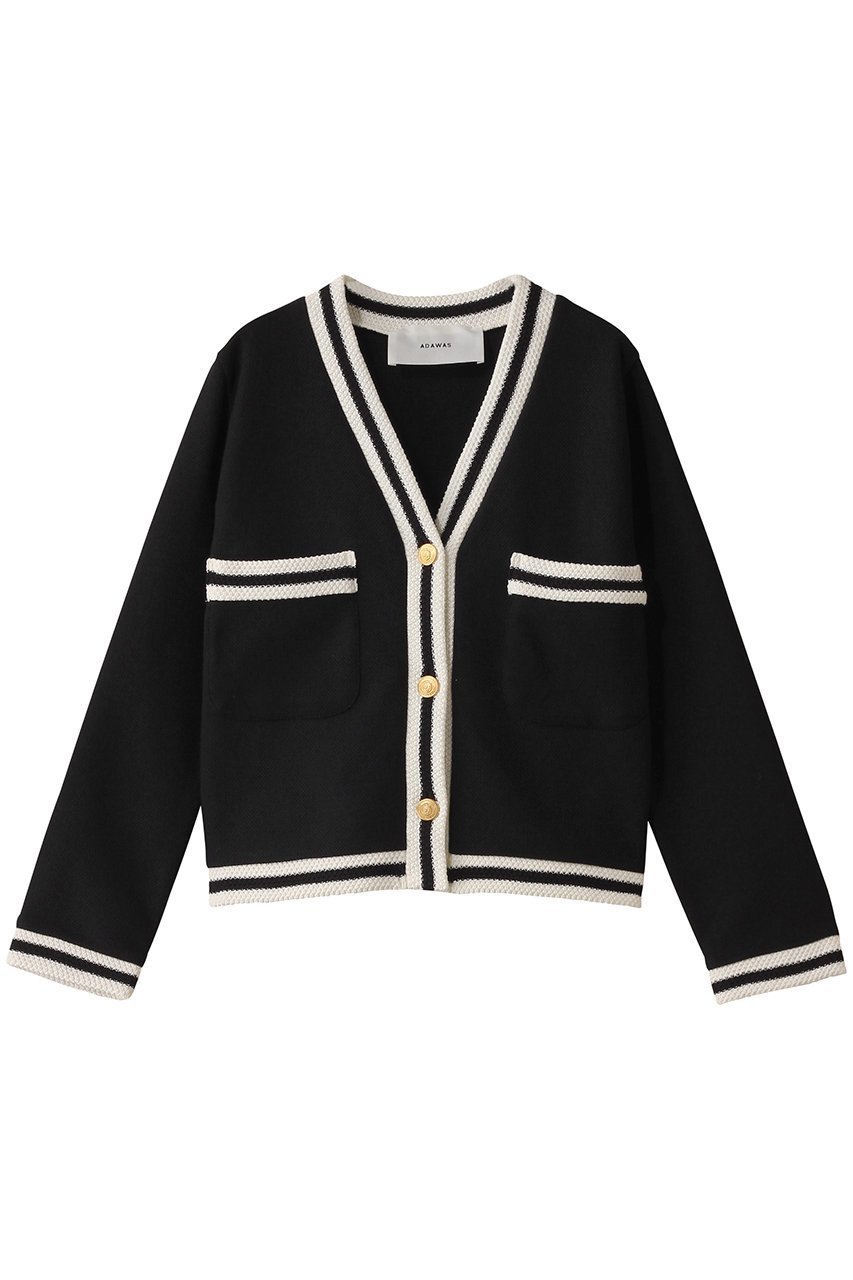 【アダワス/ADAWAS】のライト インレイ ジャケット インテリア・キッズ・メンズ・レディースファッション・服の通販 founy(ファニー) 　ファッション　Fashion　レディースファッション　Fashion for Women　アウター　Coat / Outerwear Collection　レディースジャケット・軽アウター　Jackets　ジャケット　Jacket, Outerwear　リュクス　Luxury, Elegant, High-End, Chic　ブラック|ID: prp329100004358333 ipo3291000000032915845