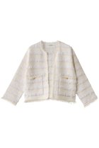 【アダワス/ADAWAS】のライト ツイード ジャケット 人気、トレンドファッション・服の通販 founy(ファニー) ファッション Fashion レディースファッション Fashion for Women アウター Coat / Outerwear Collection レディースジャケット・軽アウター Jackets オケージョン Occasion Wear サマー Summer, Summer Style ジャケット Jacket, Outerwear ツイード Twill, Twill Weave ポケット Pocket, Pocket Detail thumbnail ナチュラル|ID: prp329100004358334 ipo3291000000032915927