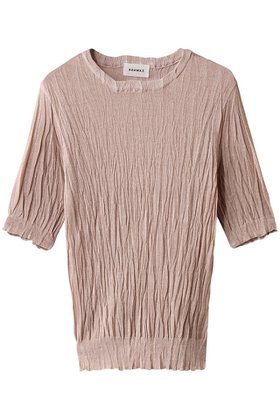 【アダワス/ADAWAS】 プリーツ ニット クルーネックトップス人気、トレンドファッション・服の通販 founy(ファニー) ファッション Fashion レディースファッション Fashion for Women トップス・カットソー Cut & Sew Tops ニット Knit Tops & Sweaters カジュアルプルオーバー・ニットトップス Pullovers & Knit Tops / Casual Pullovers シンプル Simple, Minimal プリーツ Pleats, Pleated ボトム Bottoms, Lower Wear エレガント 上品 Elegant |ID:prp329100004358335