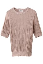 【アダワス/ADAWAS】のプリーツ ニット クルーネックトップス ピンク|ID: prp329100004358335 ipo3291000000032952837