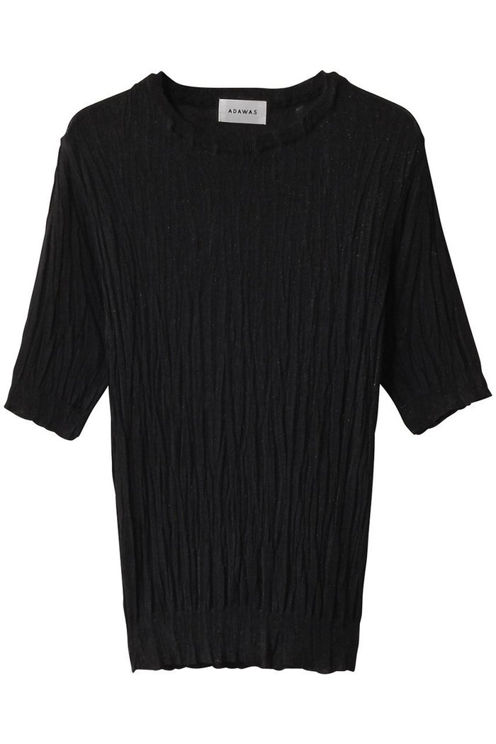 【アダワス/ADAWAS】のプリーツ ニット クルーネックトップス インテリア・キッズ・メンズ・レディースファッション・服の通販 founy(ファニー) https://founy.com/ ファッション Fashion レディースファッション Fashion for Women トップス・カットソー Cut & Sew Tops ニット Knit Tops & Sweaters カジュアルプルオーバー・ニットトップス Pullovers & Knit Tops / Casual Pullovers シンプル Simple, Minimal プリーツ Pleats, Pleated ボトム Bottoms, Lower Wear エレガント 上品 Elegant |ID: prp329100004358335 ipo3291000000036023845