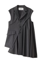 【チカ キサダ/CHIKA KISADA】のアシンメトリー ドレープ ベスト 人気、トレンドファッション・服の通販 founy(ファニー) ファッション Fashion レディースファッション Fashion for Women アウター Coat / Outerwear Collection レディースジャケット・軽アウター Jackets アシンメトリー Asymmetrical Style シンプル Simple, Minimal ジャケット Jacket, Outerwear ドレープ Drape, Draping Fabric ベスト Vest, Waistcoat thumbnail グレー|ID: prp329100004358341 ipo3291000000032915279