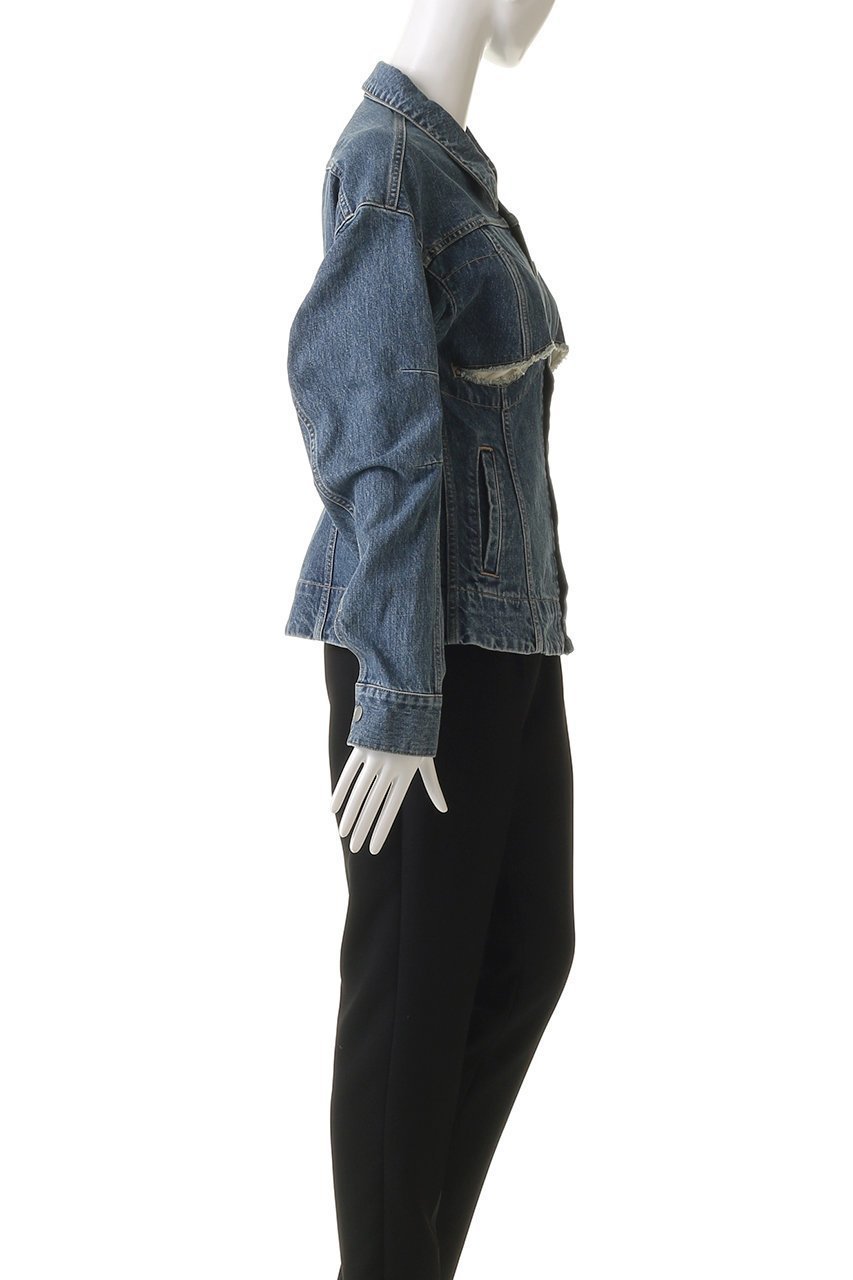 【チカ キサダ/CHIKA KISADA】のコットン デニムジャケット 人気、トレンドファッション・服の通販 founy(ファニー) 　ファッション　Fashion　レディースファッション　WOMEN　アウター　Coat Outerwear　ジャケット　Jackets　ブルゾン　Blouson/Jackets　デニムジャケット　Denim Jackets　クラシック　Classic　ジャケット　Jacket　スタイリッシュ　Stylish　デニム　Denim　フィット　Fit　ブルゾン　Blouson　ヴィンテージ　Vintage　other-3|ID: prp329100004358342 ipo3291000000031343219