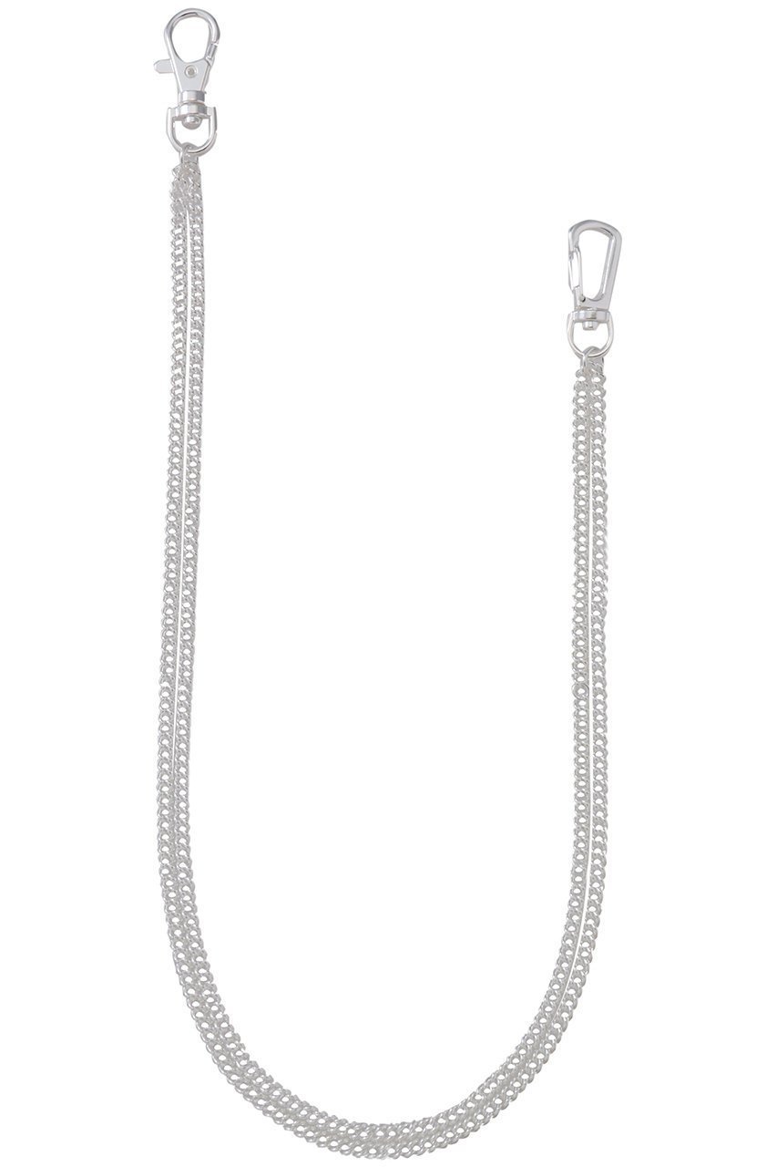 【オブラダ/Oblada】のKEY ダブルチェーン インテリア・キッズ・メンズ・レディースファッション・服の通販 founy(ファニー) 　ファッション　Fashion　レディースファッション　Fashion for Women　シルバー　Silver, Metallic Silver　スタイリッシュ　Stylish, Fashionable　ダブル　Double, Double-Breasted　チェーン　Chain, Chain Strap　チャーム　Charm, Pendant　ポーチ　Pouch, Small Case　ラップ　Wrap, Wrap Design　シルバー|ID: prp329100004358344 ipo3291000000035867368