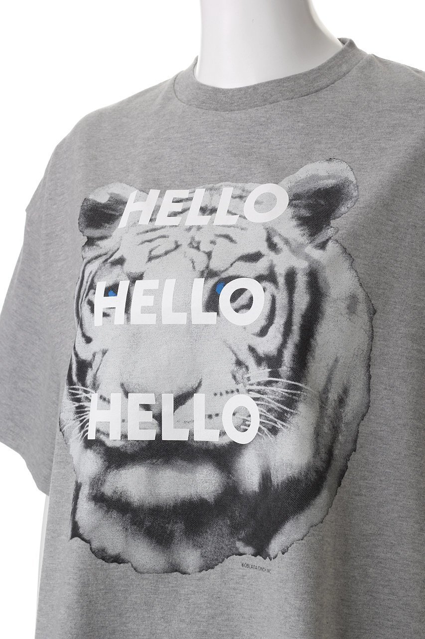 【オブラダ/Oblada】のTIGER Tシャツ 人気、トレンドファッション・服の通販 founy(ファニー) 　ファッション　Fashion　レディースファッション　Fashion for Women　トップス・カットソー　Cut & Sew Tops　シャツ・ブラウス・オフィスカジュアル　Elegant Blouses & Button-Ups　ロングTシャツ・Tシャツ　Longline T-Shirts & Tees　カットソー・ベーシックTシャツ　Cut-and-Sewn Tops / Stretch Tees & Basics　ショート　Short, Short Length　スリーブ　Sleeve, Long Sleeve / Short Sleeve　デニム　Denim, Jeans Material　トレンド　Trend, Trending Now　フェミニン　Feminine, Girly　プリント　Print, Printed Pattern　other-5|ID: prp329100004358347 ipo3291000000032835465